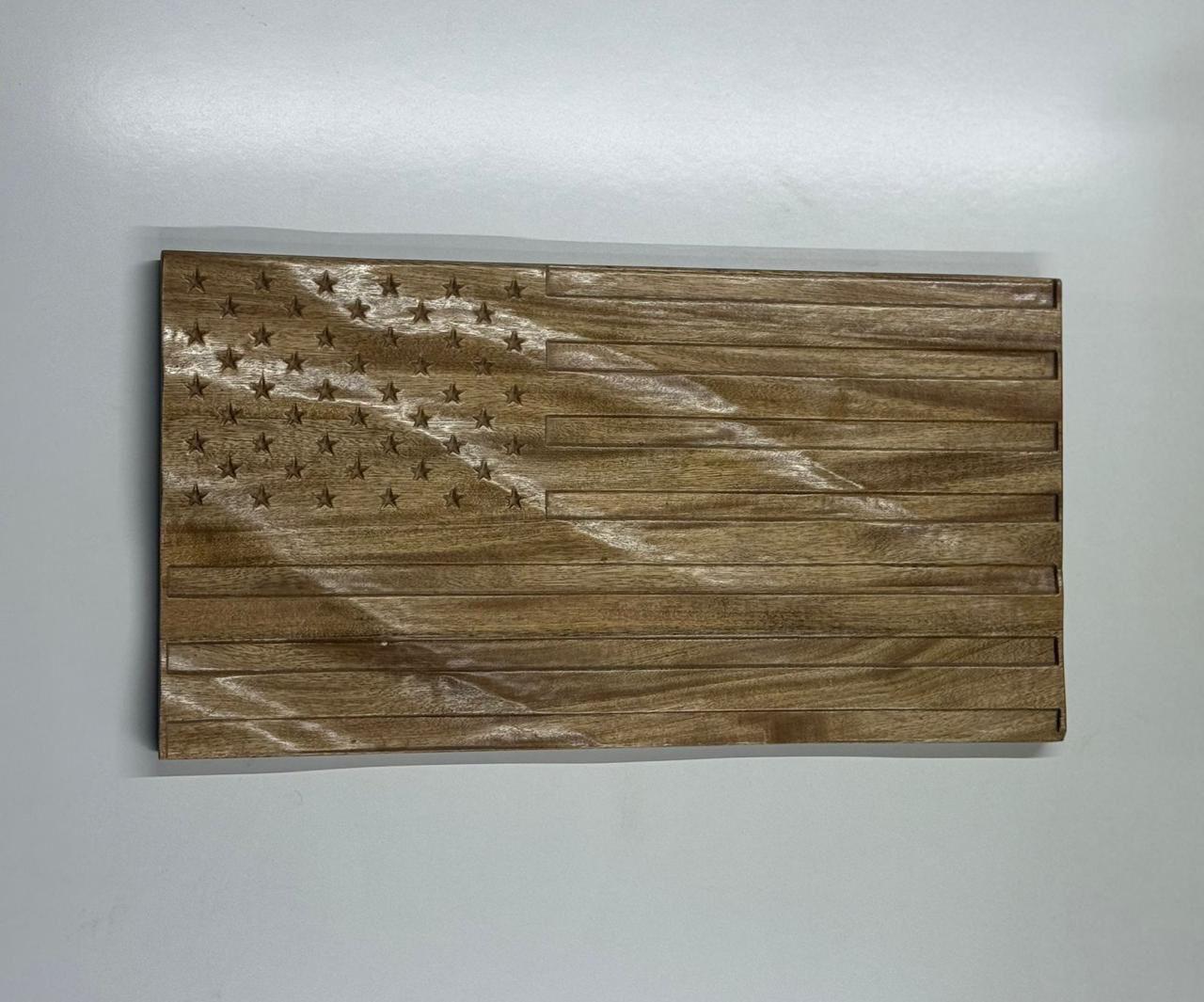 Bandera americana en madera — Carpintería Empire